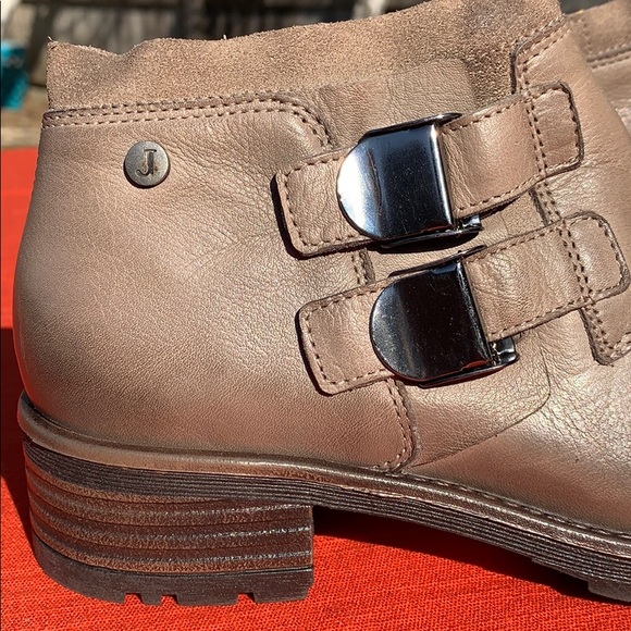 Jafa 401 Burlap Ankle Boots NWOB Size 38 - Picture 6 of 10